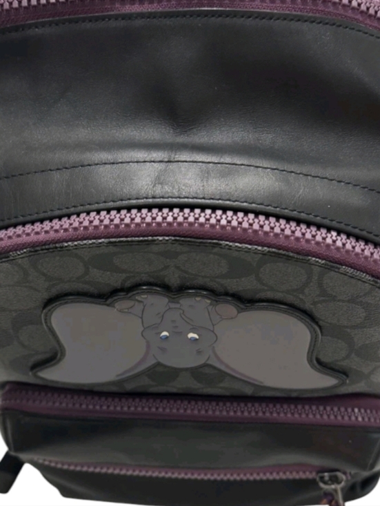 New COACH in Collaboration with Disney West Backpack in Canvas with Dumbo Print main image 10